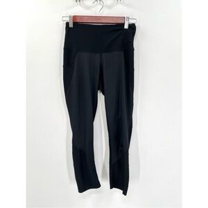 90 DEGREE by REFLEX Woman's High Rise Black Athletic Leggings Size XS